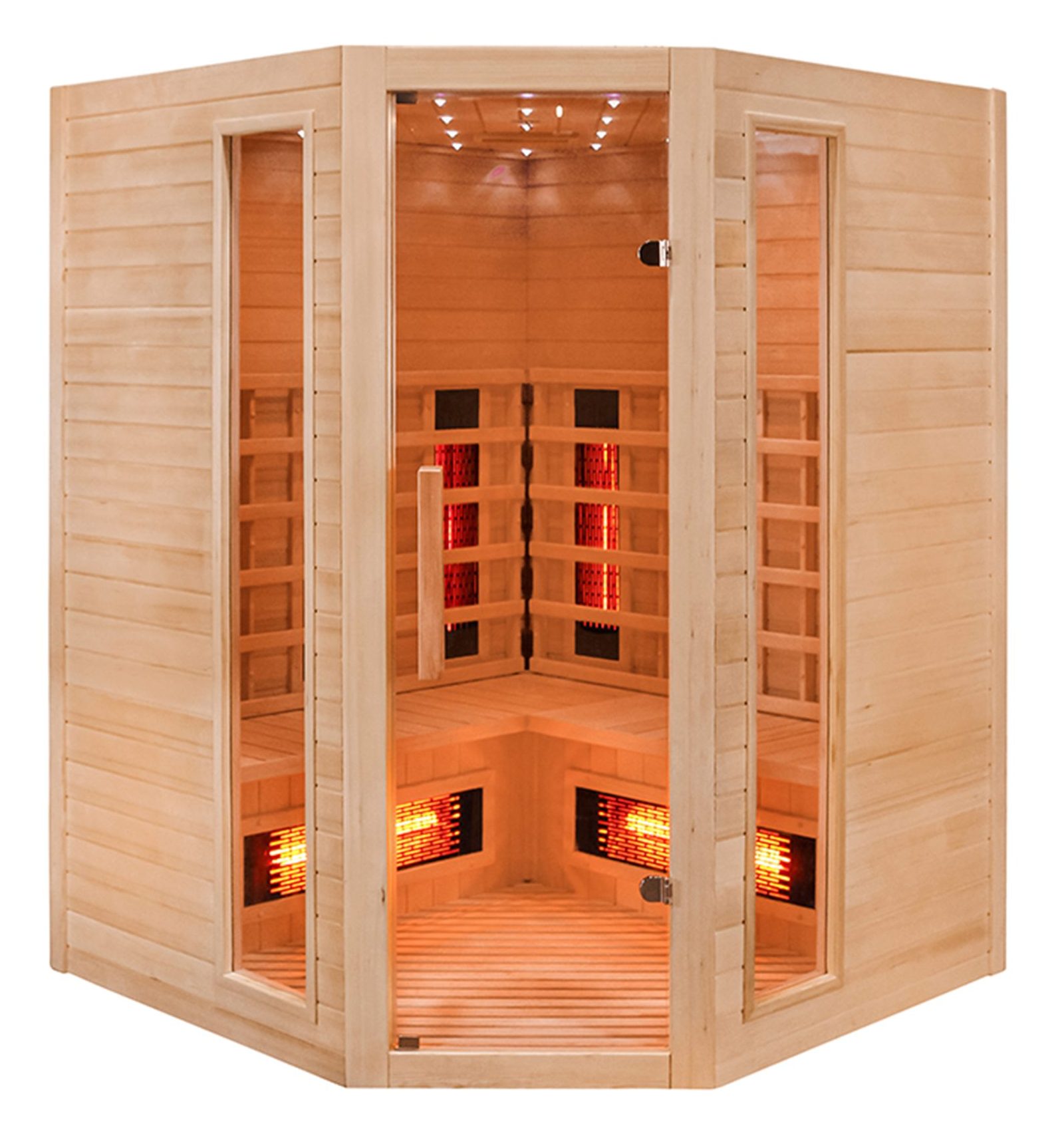 Kotna infrardeča savna za štiri osebe JKI150.