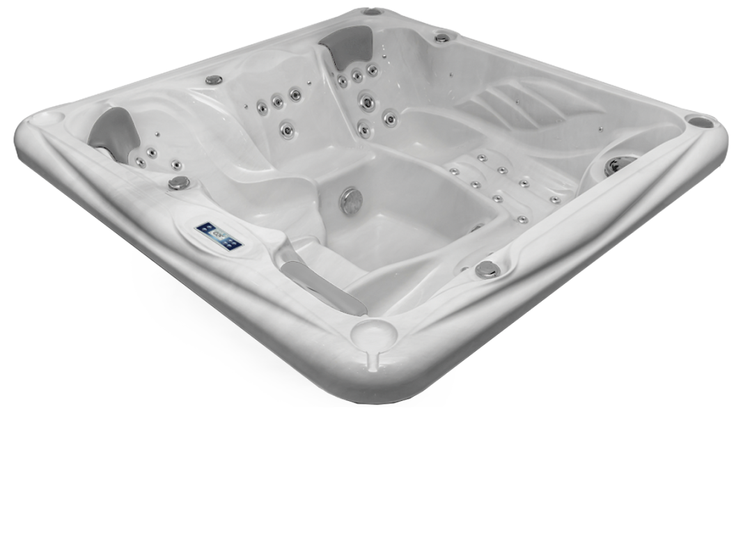 Školjka masažnega bazena Beta 423 v barvi white marble.