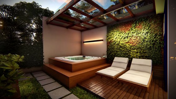 Ambiente-Whirlpoolbeleuchtung.