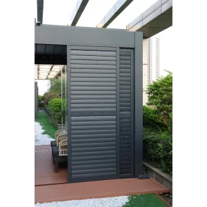 Aluminium-Schiebepaneel für Pergolen.